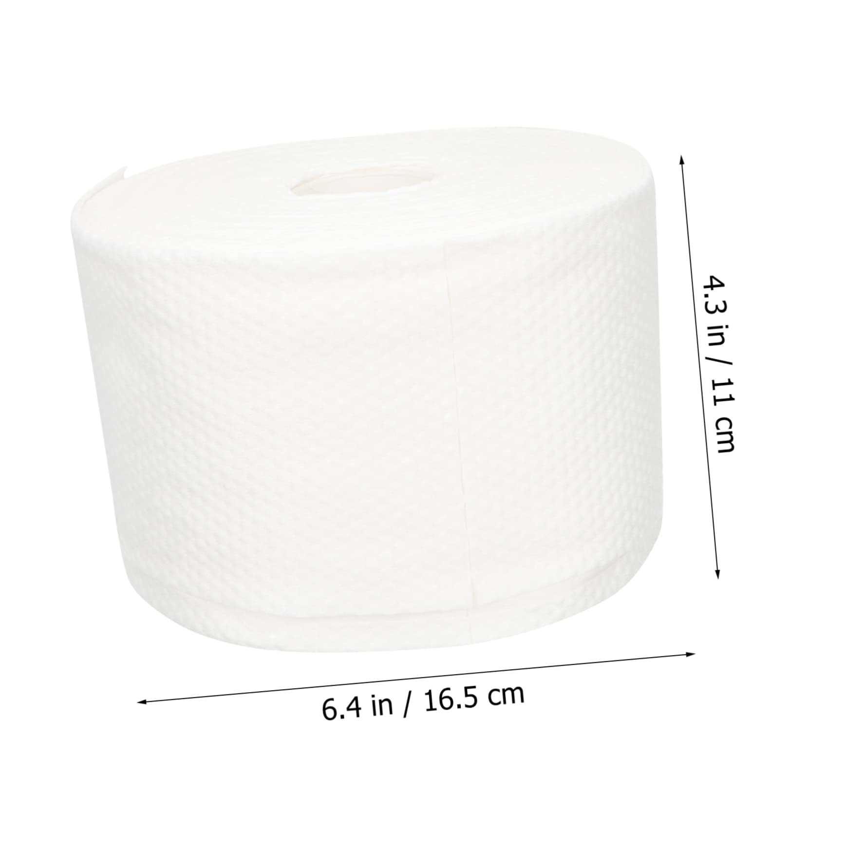 Healeved Disposable Face Towels - 1 Roll of 100 Soft Nonwoven Dry Wipes for Makeup Removal, Facial Cleansing & Travel | Portable Camping Towels, Ideal for Gym, Spa & Daily Skincare Routine