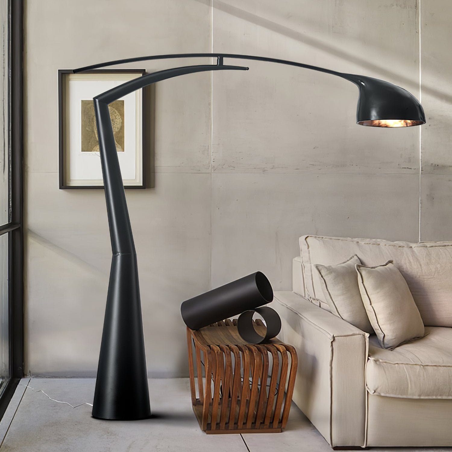Arden Sculpture Floor Lamp - Modern LED Standing Light for Living Room, Bedroom & Office - Adjustable Brightness & Dimmable Design - Perfect for Reading, Relaxing & Home Decor
