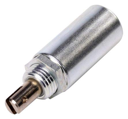 195206-228 Tubular Pull Solenoid - 28 AWG Coil Wire, 13.8 VDC, 1645 Series | Ideal for Industrial Automation, Vending Machines & HVAC Systems