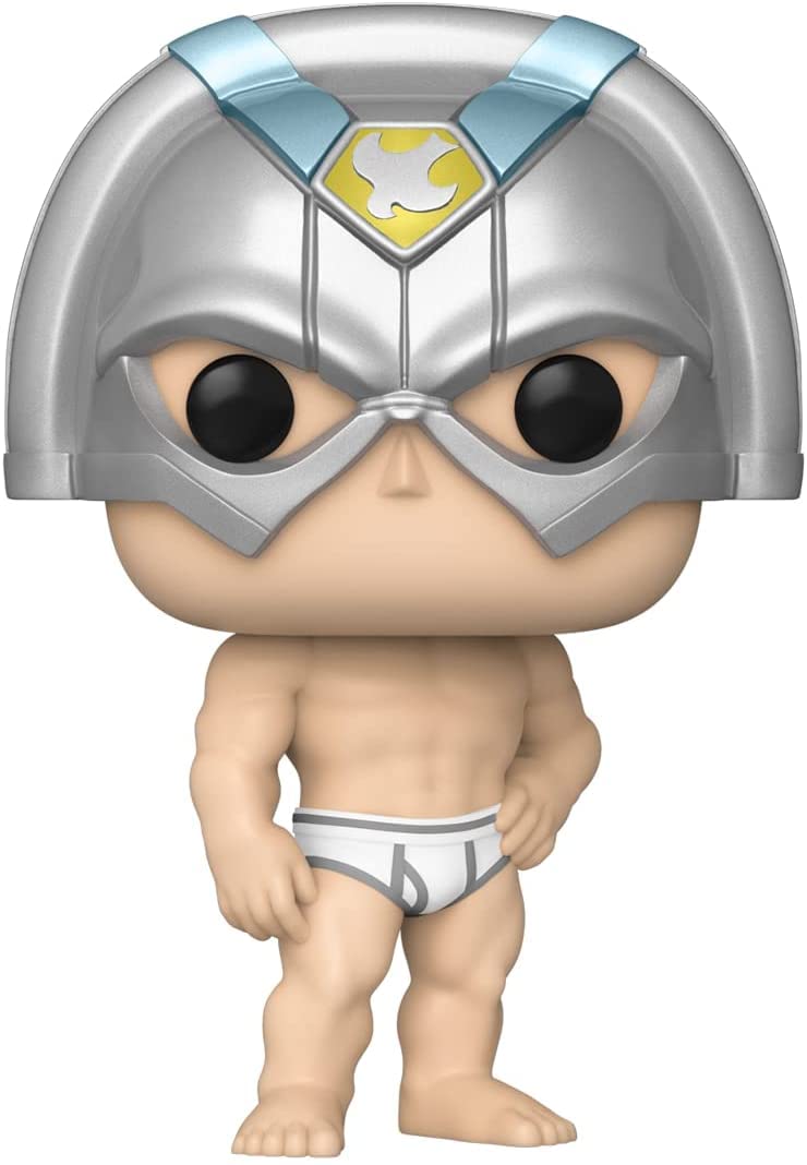 Funko Pop! TV: Peacemaker Action Figure Set of 5 - Includes Peacemaker with Eagly, Underwear Version, Vigilante & Judomaster - Perfect for DC Fans, Collectors & Home Office Display
