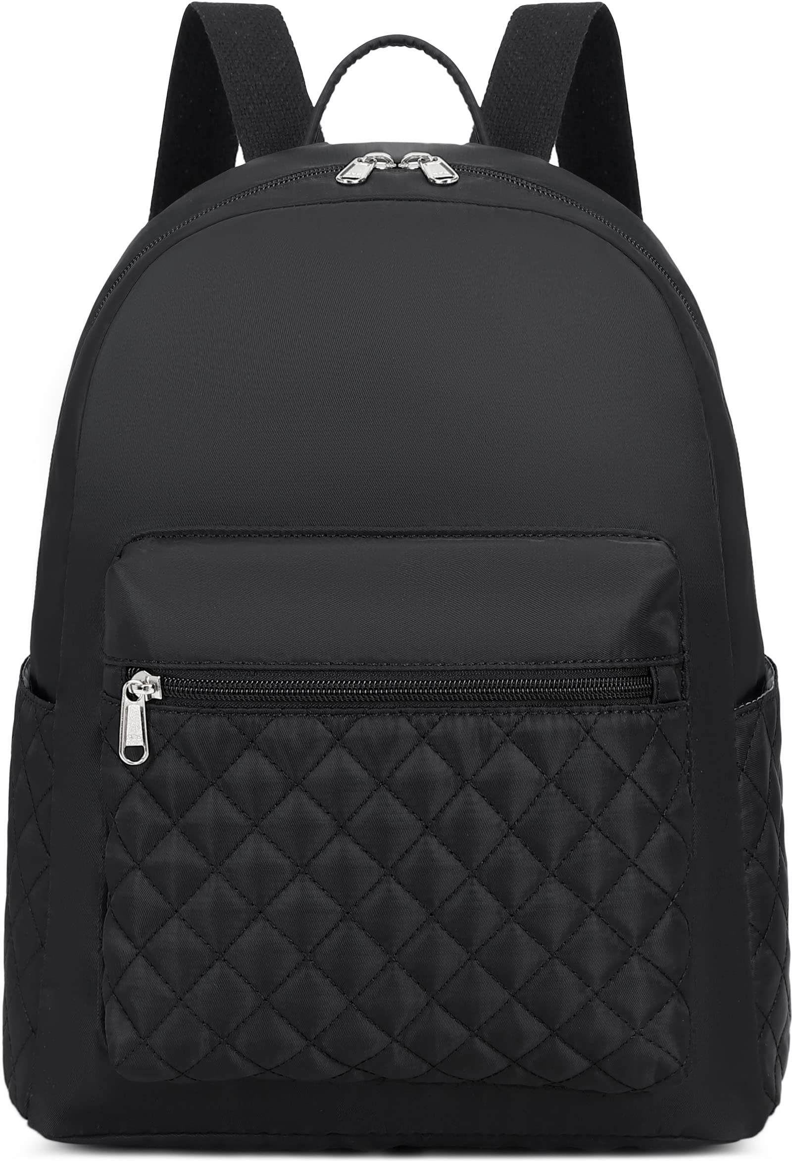 Mini Backpack for Girls & Women - Cute Small Quilted Shoulder Bag Purse for Teens, Kids, School, Travel & Daily Use (Black) - Perfect for School, Shopping, Outings & Casual Wear
