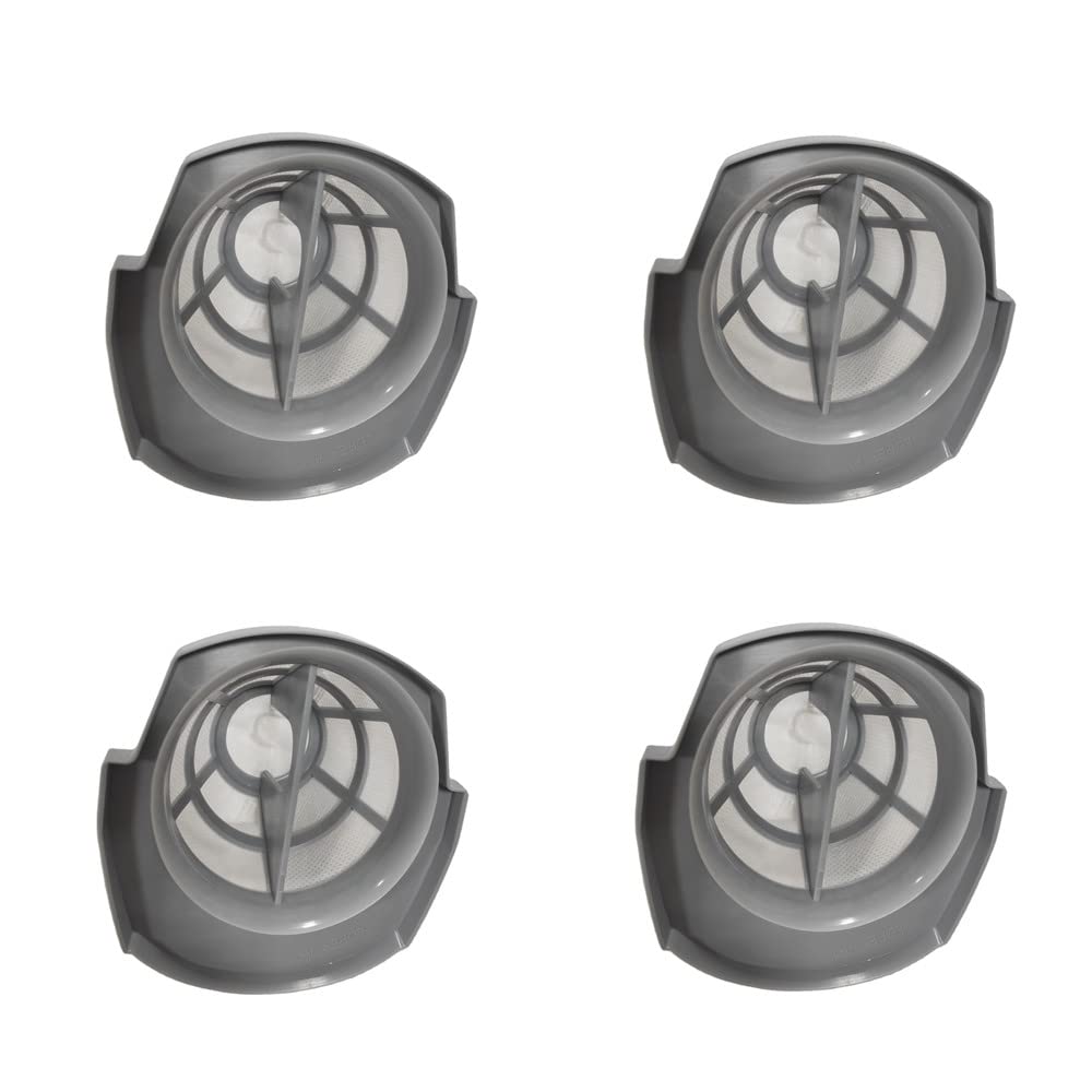 4-Pack Bissell 3-in-1 Turbo Stick Vacuum Filters - Compatible with 2611 & 2610 Series - Perfect for Pet Hair, Dust & Allergen Removal in Homes & Offices