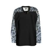 Pearsox Custom Air Mesh Hockey Jersey - Black Camo Design | Breathable & Lightweight for Ultimate Performance | Perfect for Ice Hockey, Street Hockey & Team Sports