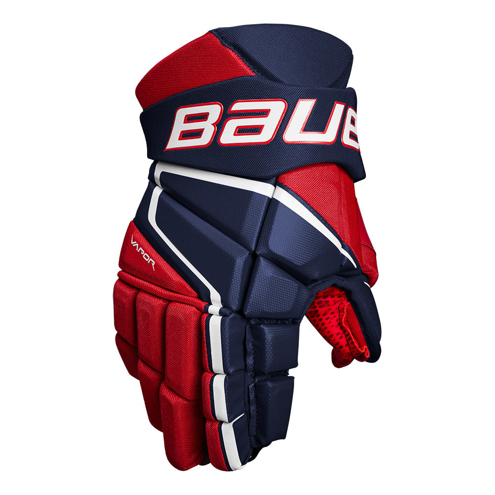 Bauer Vapor 3X Senior Ice Hockey Gloves - Pro-Level Protection & Grip for Competitive Players - Perfect for Games, Practices & Training Sessions