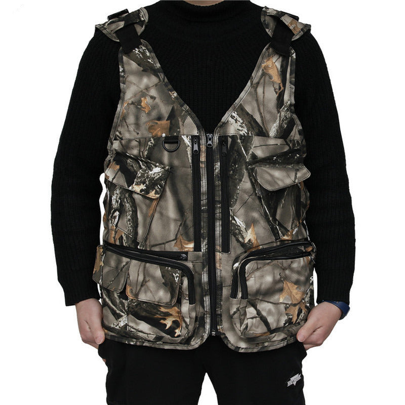 Men's CS Cotton Camouflage Tactical Vest - Outdoor Hunting Gear, Military Training Equipment & Field Apparel | Perfect for Hunting, Airsoft, Paintball & Tactical Missions