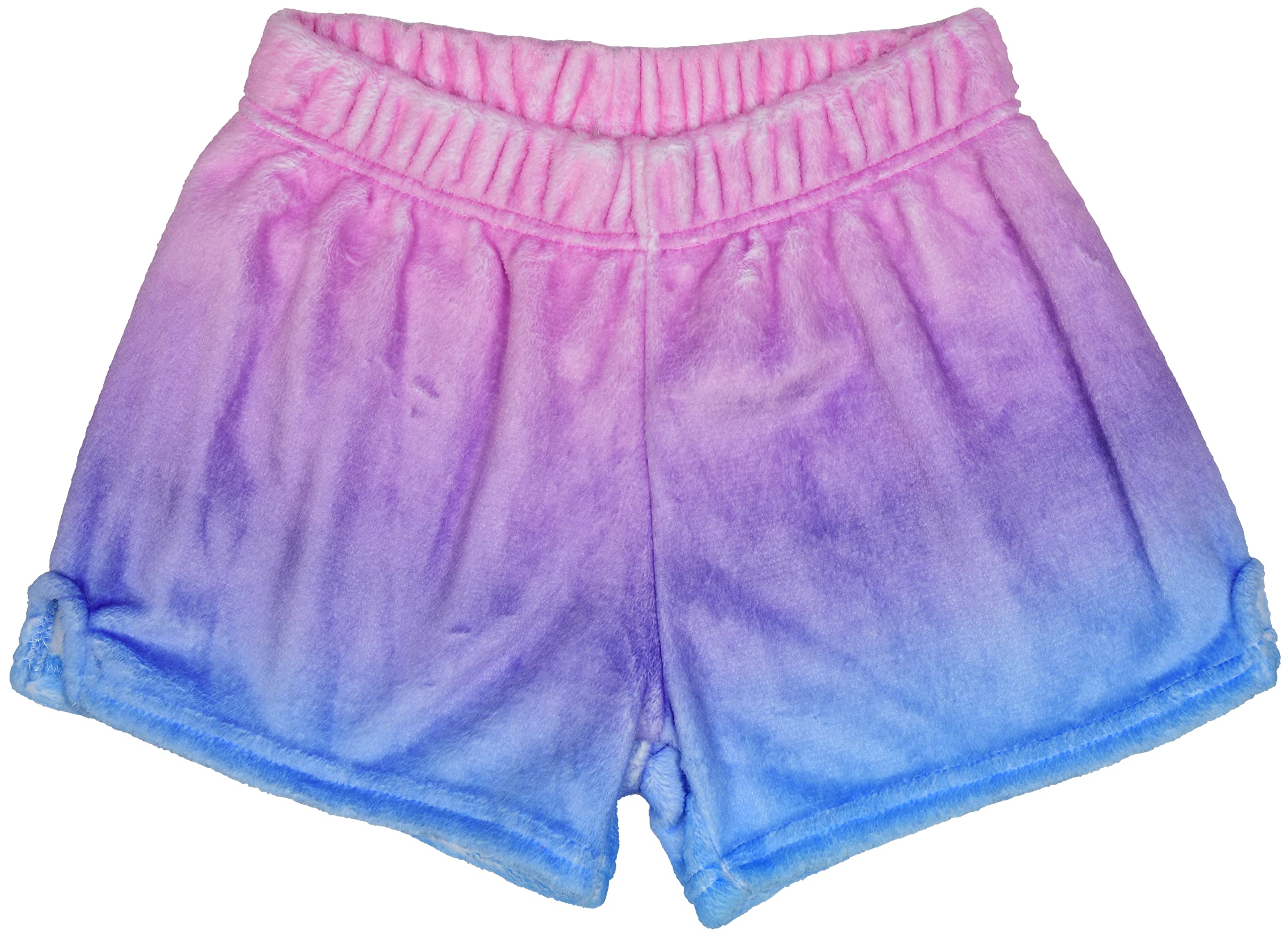 iScream Big Girls Silky Soft Plush Fleece Shorts - Snacks & Sweets Collection | Cozy Lounge Pajama Shorts for Women | Perfect for Sleepovers, Movie Nights & Relaxing at Home