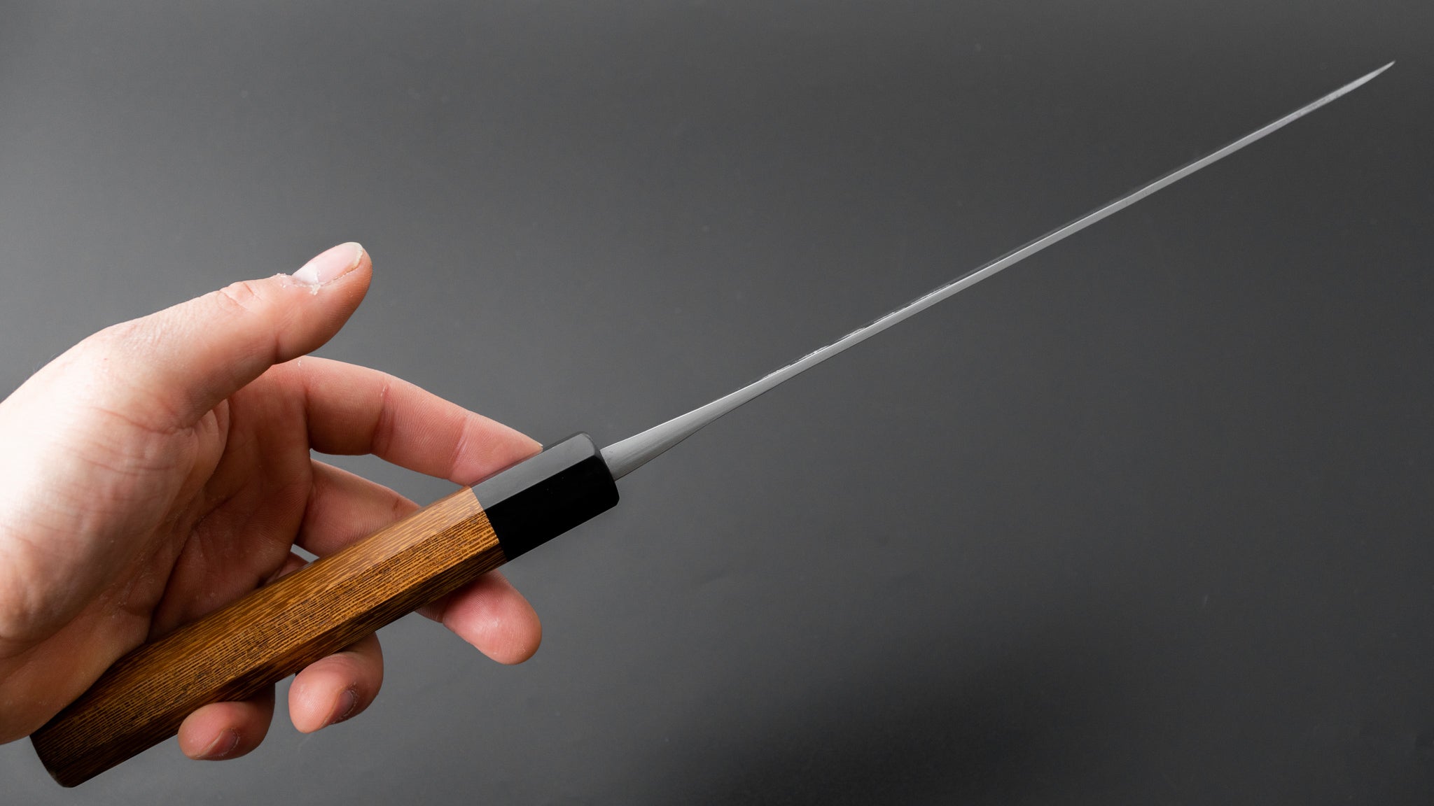 Premium Jiro Tsuchime Wa Gyuto 240mm Japanese Chef Knife with Taihei Tagayasan Handle - Perfect for Sushi, Sashimi & Precision Cutting (#359)