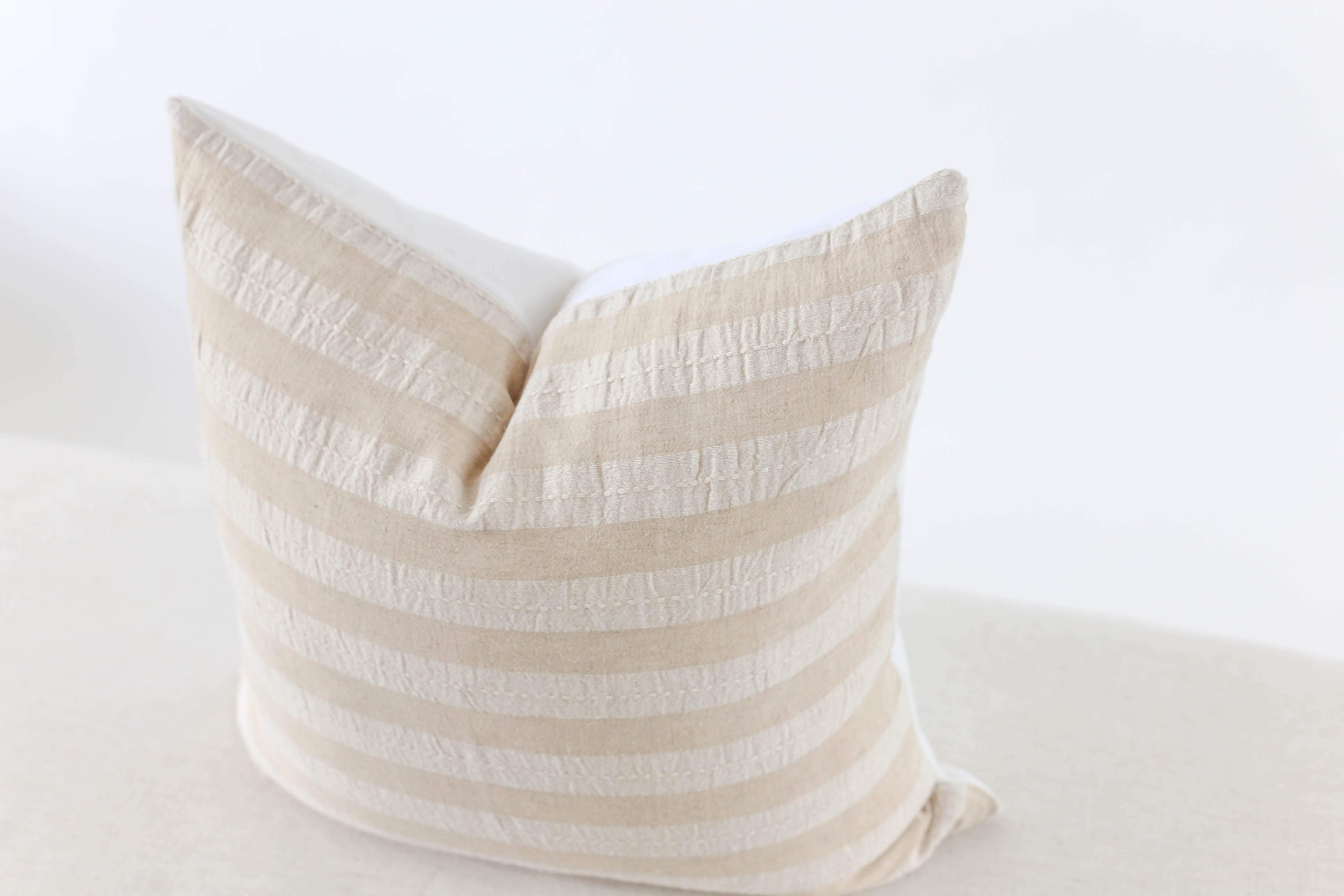 Handmade Summer Pillow Cover - Boho Chic Cotton Cushion Case for Sofa, Bed, Outdoor Decor - Perfect for Living Room, Patio, and Home Styling