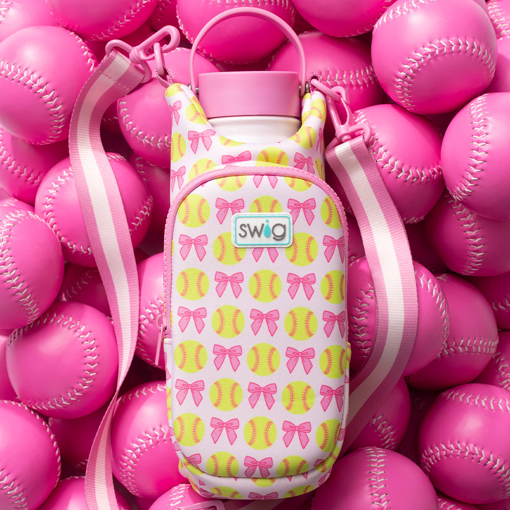 Pitch Hit Run Water Bottle Sling - Lightweight Hydration Belt for Baseball, Softball & Running - Hands-Free Sports Water Bottle Holder for Outdoor Activities