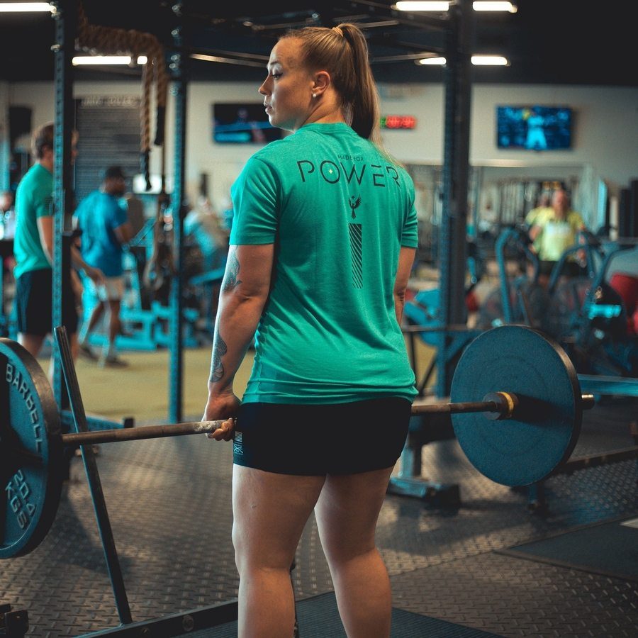 Women's Made For Power Boyfriend Fit T-Shirt - Heather Aqua - Comfortable & Stylish Casual Wear for Everyday Outfits & Lounge