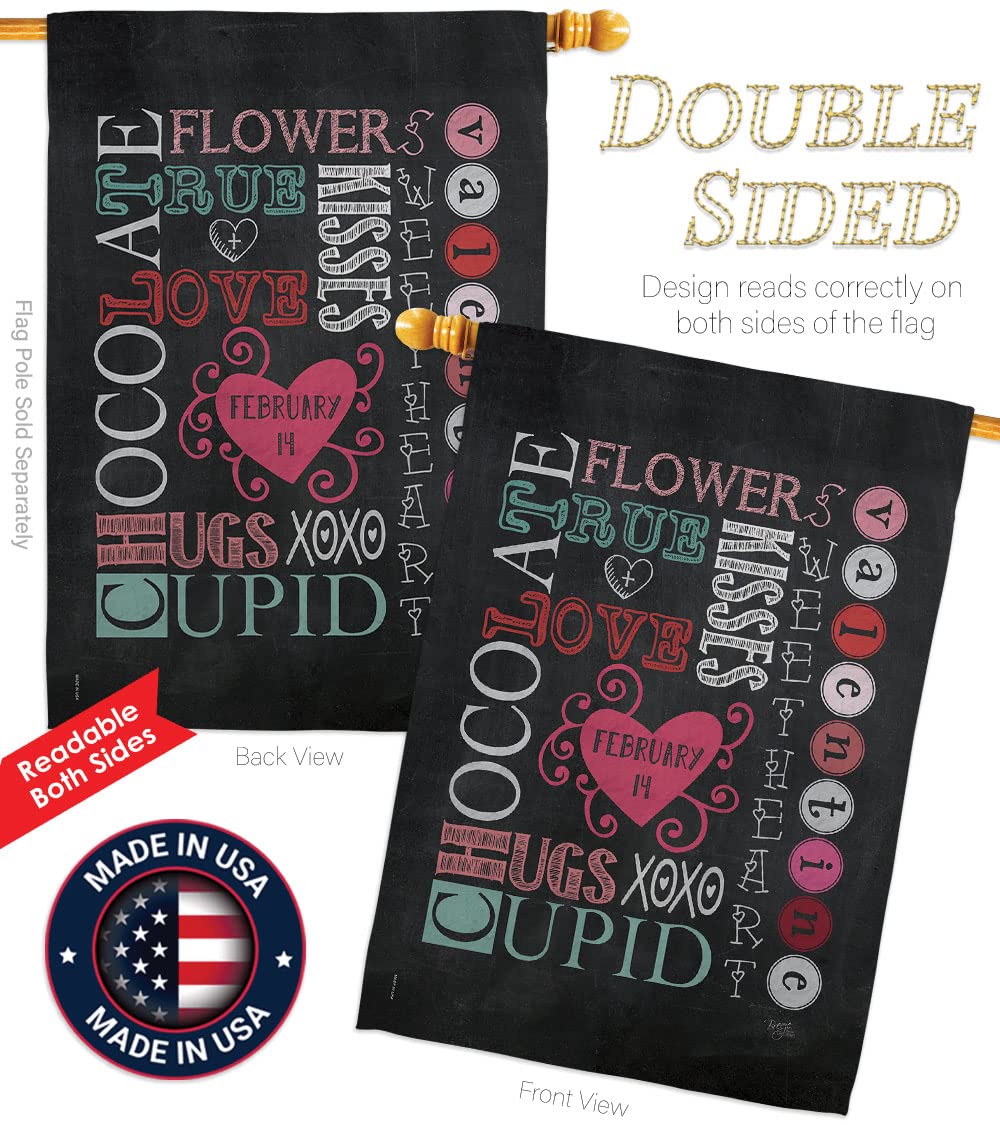 Valentine's House Flag Set - 28