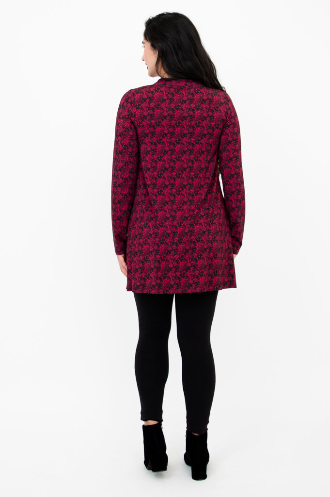 Edwina Long Sleeve Tunic Top - Soft Bamboo Fabric, Bazar Collection - Perfect for Casual Wear, Office & Boho Style Outfits