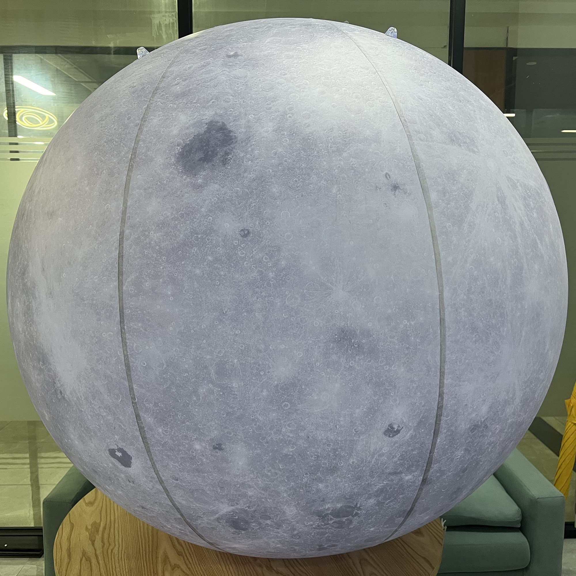 Sayok 40-Inch Large Inflatable Solar System Planets - 0.25mm PVC Moon & Planet Balloons for Classroom, Science Museum & Planetarium Decor | Astronomy Education, Space Themed Party & Kids Learning Activities