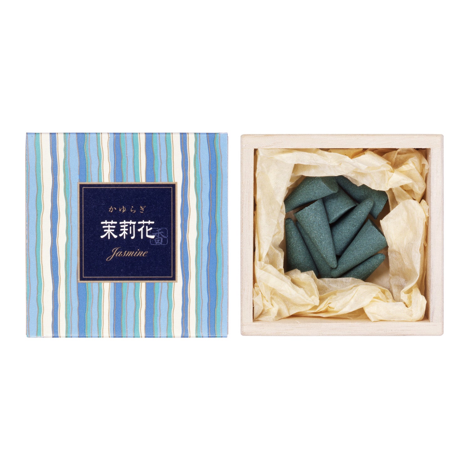 Nippon Kodo Kayuragi Cones Incense - 9 Fragrance Options for Relaxation, Meditation & Home Aromatherapy | Japanese Sandalwood, Cherry Blossom & More