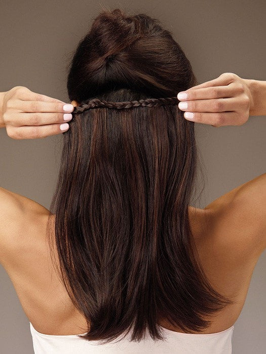 2 in 1 Clip-In Synthetic Hair Extensions (1 Piece) - Natural Look & Easy to Use for Daily Styling, Parties & Cosplay