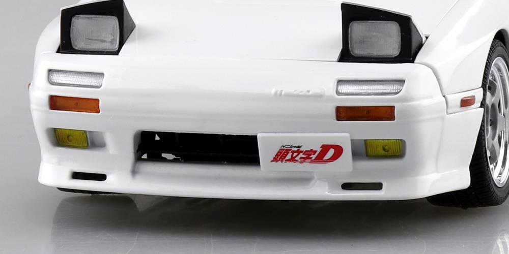 Aoshima 1/24 Initial D Ryosuke Takahashi Mazda FC3S RX-7 Model Kit - Akina Battle Version | Anime Car Collection | Perfect for Display & Racing Fans