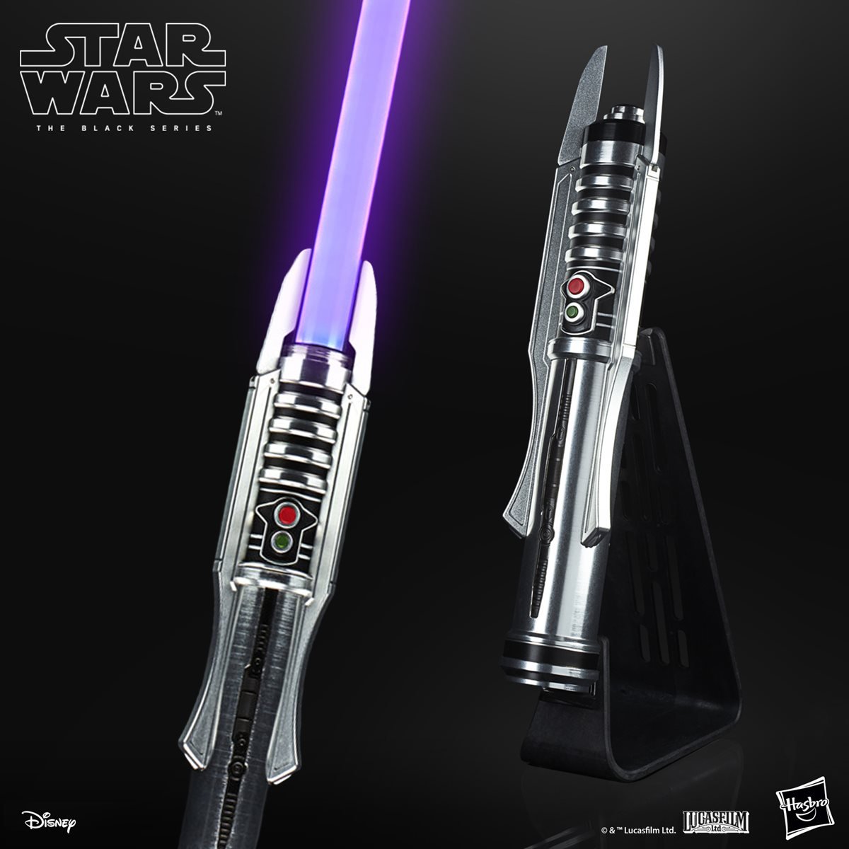 Star Wars The Black Series Darth Revan Force FX Elite Lightsaber - Premium Collectible Replica with LED Effects & Sound for Cosplay, Display & Gift Giving