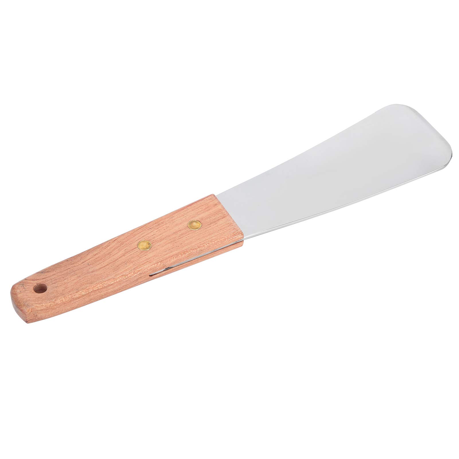 Premium Stainless Steel Ice Cream Scoop with Wooden Handle - Heavy Duty Spade Shovel Design for Smooth Scooping - Perfect for Ice Cream Parlors, Dessert Shops & Home Kitchen Use