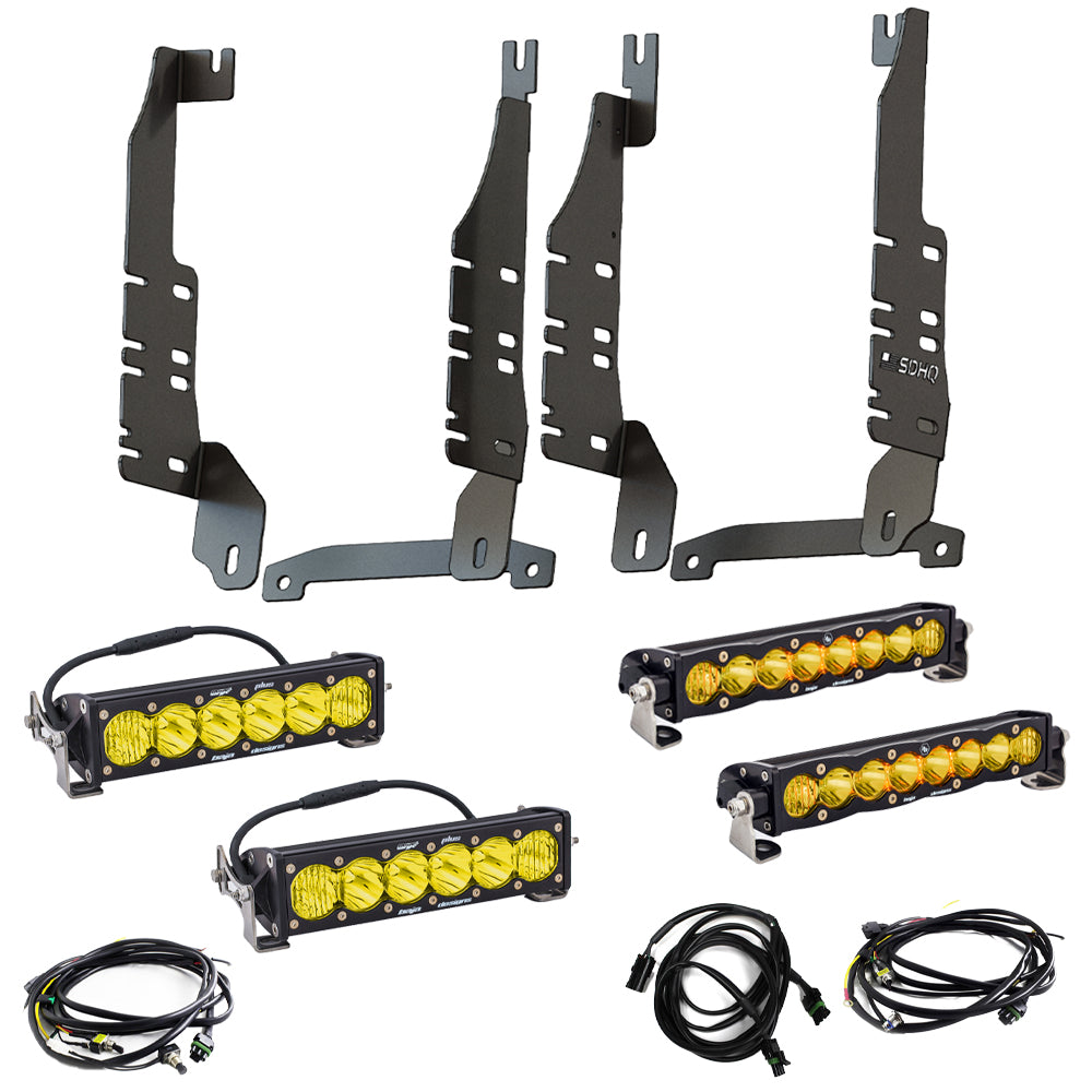 2019-2025 Ram 1500 SDHQ Custom Grille LED Light Bar Mount Kit - DIY Off-Road Lighting Upgrade for Trucks | Perfect for Night Driving, Camping & Off-Road Adventures