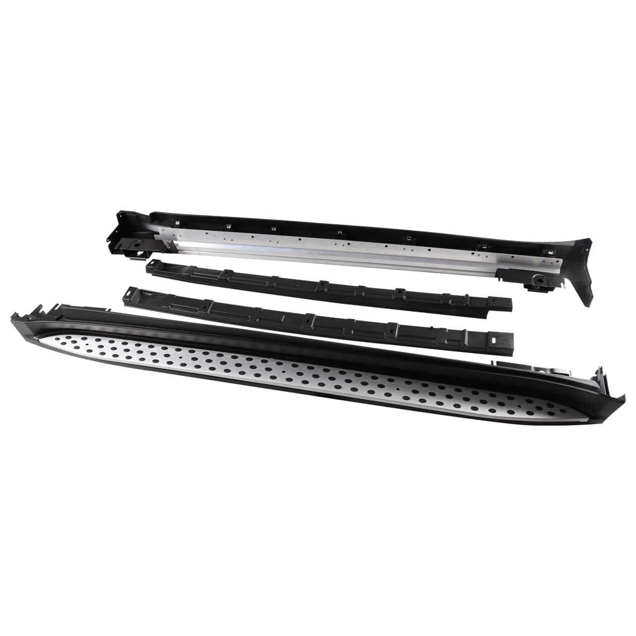 2006-2011 Mercedes Benz W164 ML Class Aluminum Running Boards - Heavy Duty Side Step Bars for Off-Road & Daily Use - Easy Installation Truck Accessories