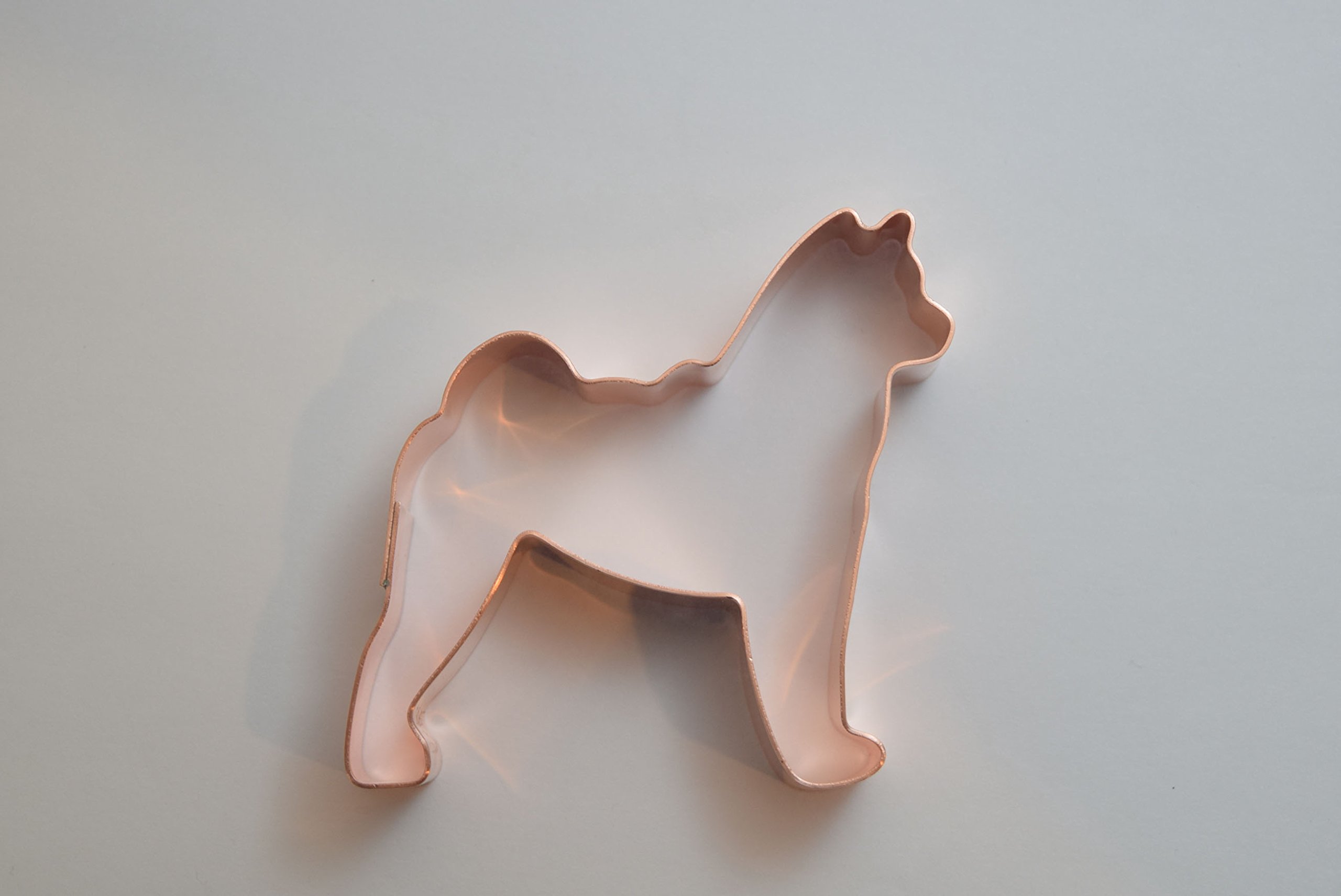 Premium Shiba Inu Copper Cookie Cutter Set - Japanese Dog Breed Themed Baking Tool for DIY Cookies, Cakes & Pastries - Perfect for Home Baking, Gifts & Dog Lover Parties