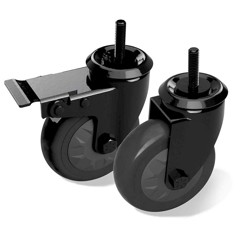 Big Green Egg 2-Inch Caster Kit - Set of 4 Heavy Duty Wheels for Wooden Tables (Model 114662) | Perfect for Grill Mobility & Outdoor Cooking Accessories