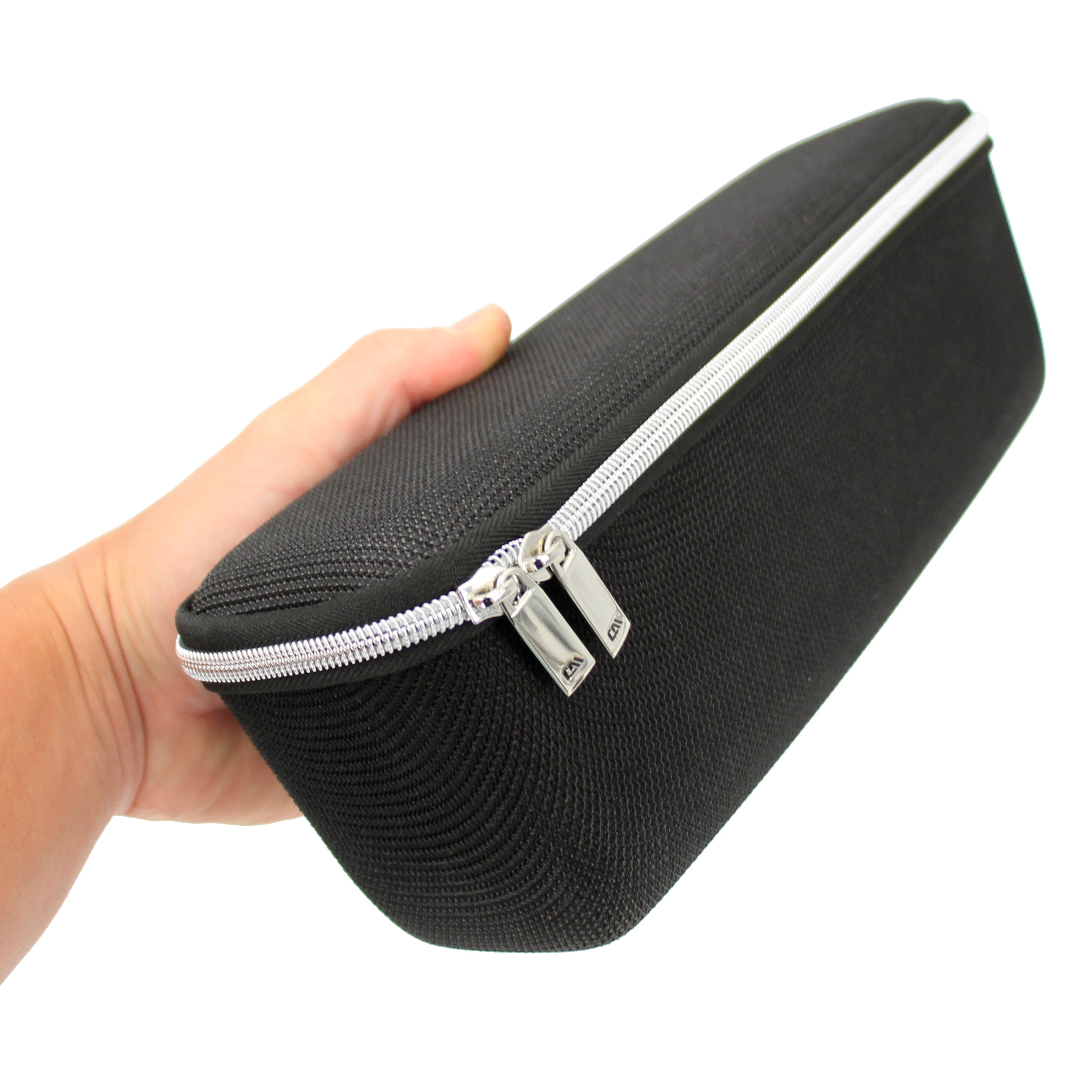 CASEMATIX Wireless Microphone Case - Compatible with 11 Wireless Mic Systems, Holds 2 Handheld Microphones, Durable Black Storage Case - Perfect for Live Performances, Studio Recording & Travel Protection