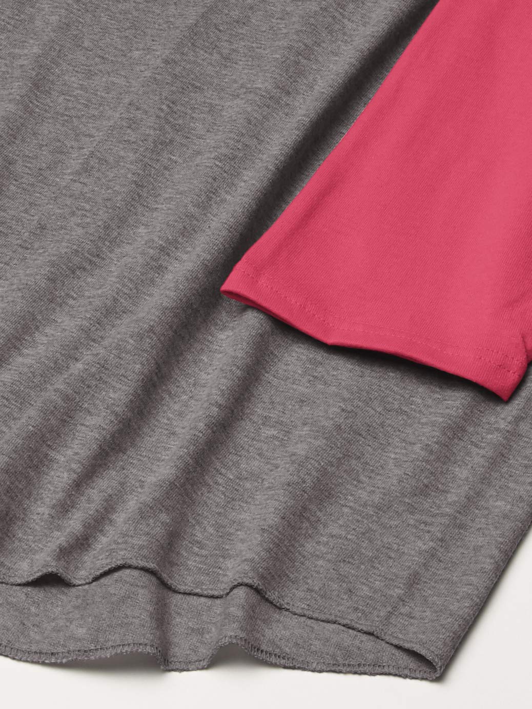 Soffe Men's Classic Heathered Baseball T-Shirt - Comfortable Cotton Tee for Casual Wear, Sports & Outdoor Activities