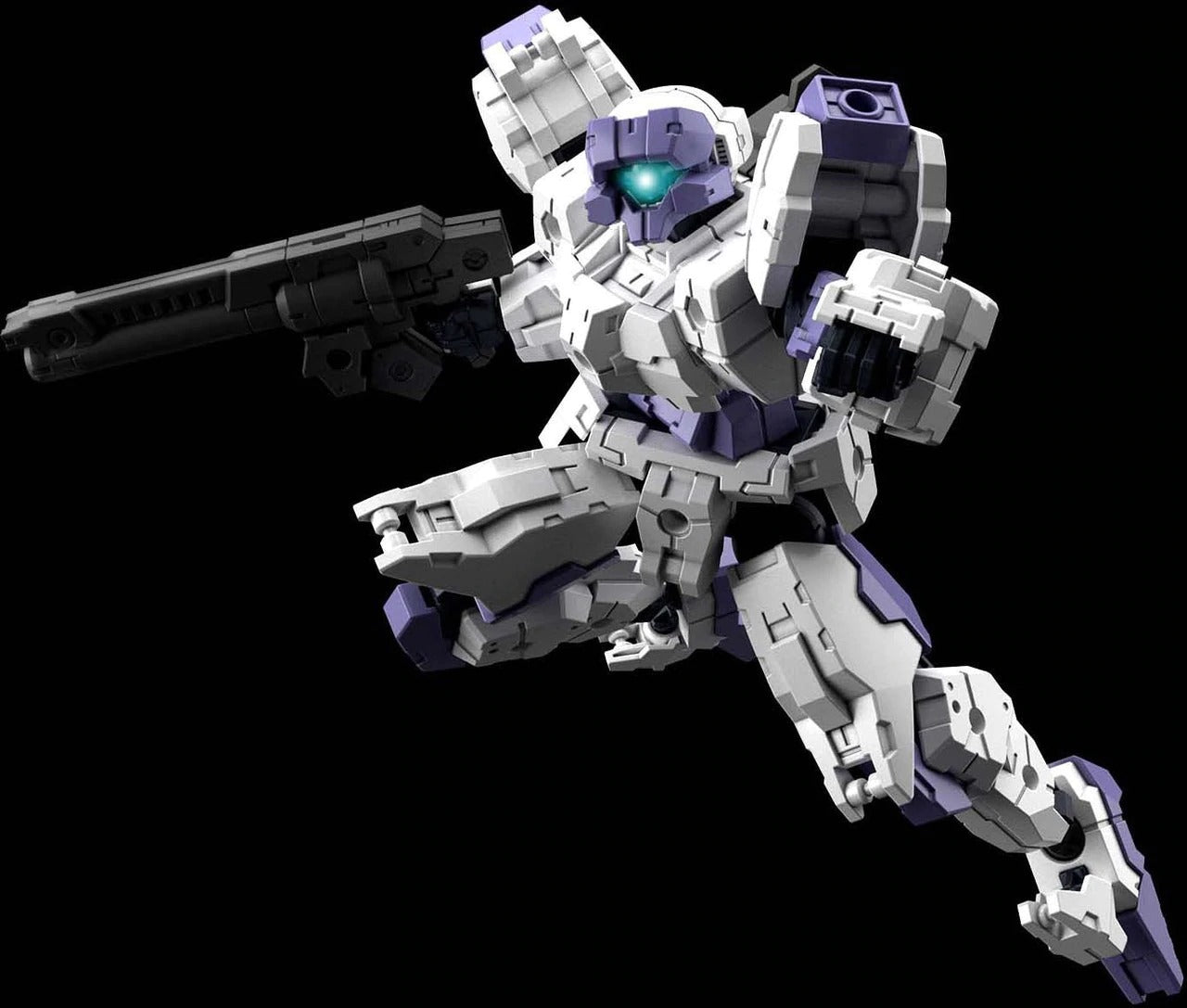 Bandai 30 Minutes Missions 30MM 1/144 eEXM-21 Rabiot White Plastic Model Kit - Perfect for Sci-Fi Model Builders & Gundam Collectors