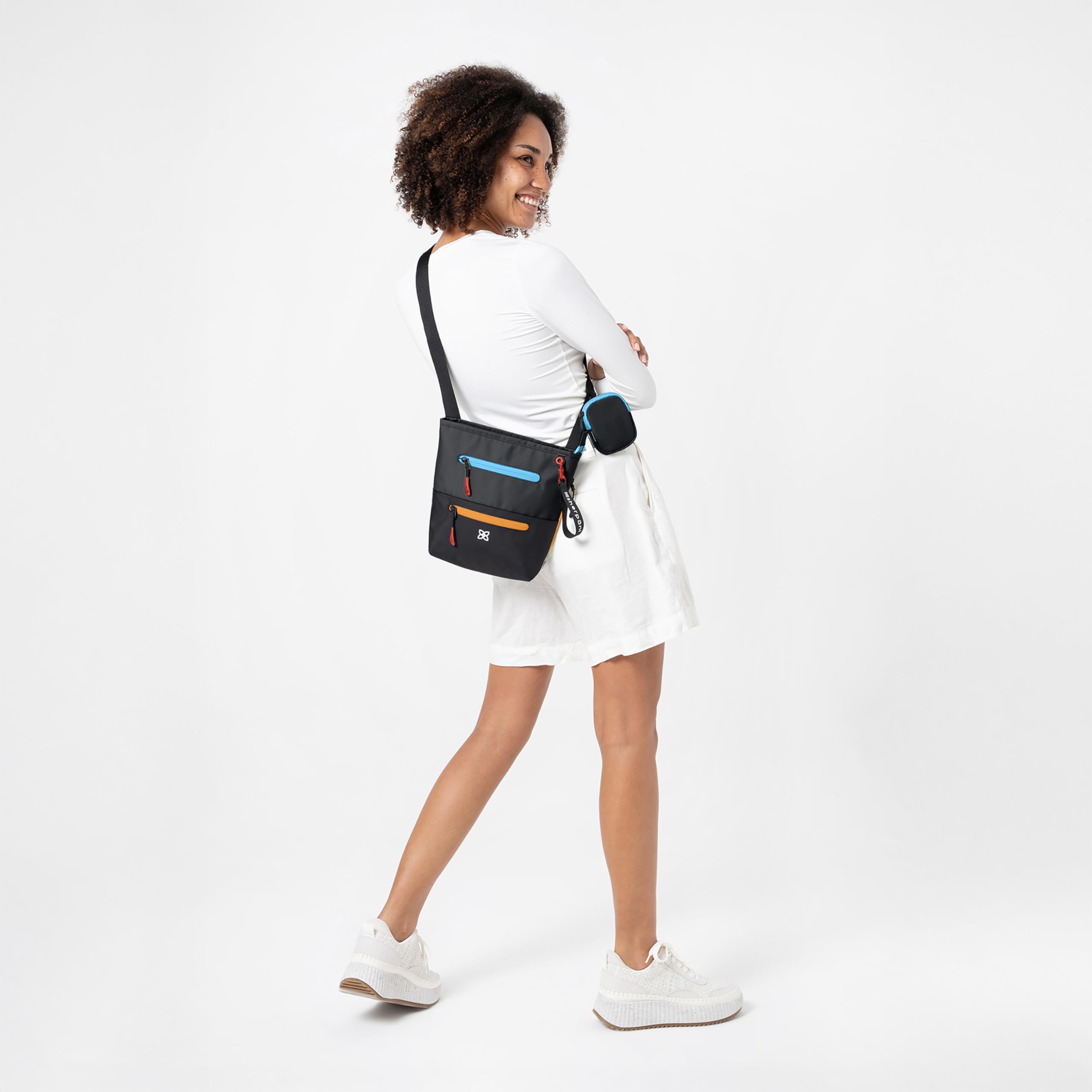 Sherpani Sadie RFID Crossbody Bag for Women - Lightweight Travel Purse with Removable Coin Pouch, Perfect for Daily Use & Outings