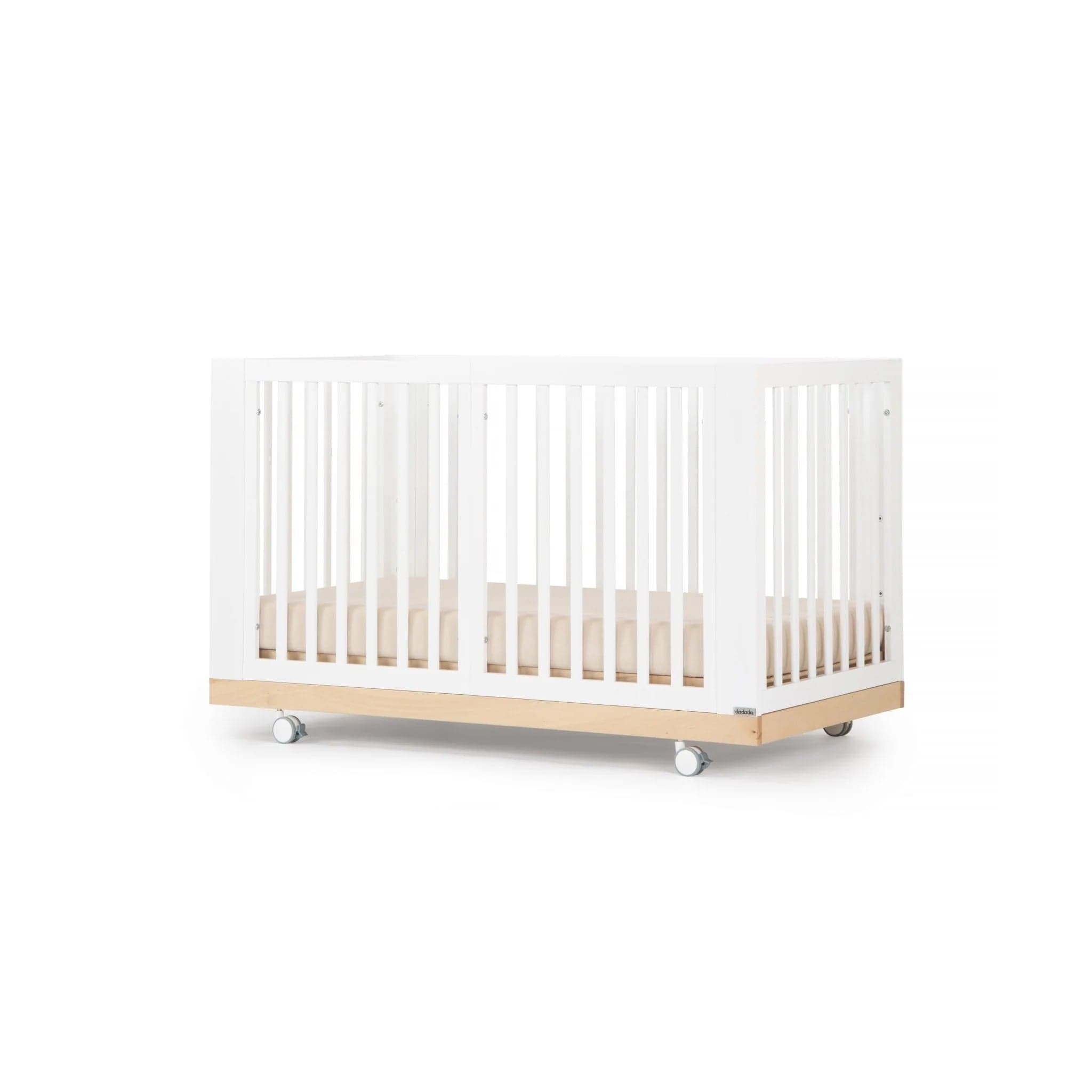 **Dadada Spirit 8-in-1 Convertible Baby Crib – Adjustable Height, Toddler Bed & Daybed – Safe & Stylish Nursery Furniture for Newborns to Teens – Perfect for Small Spaces & Modern Nurseries**