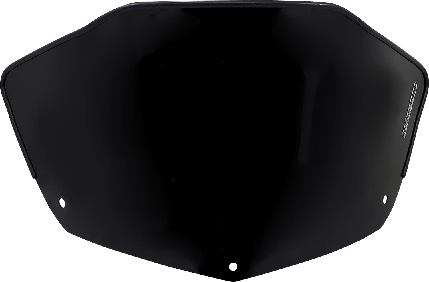 PowerMadd 13021 Cobra Windshield for Ski Doo Rev - Black Low Profile Windshield for Snowmobiles - Perfect for Trail Riding and Cold Weather Protection