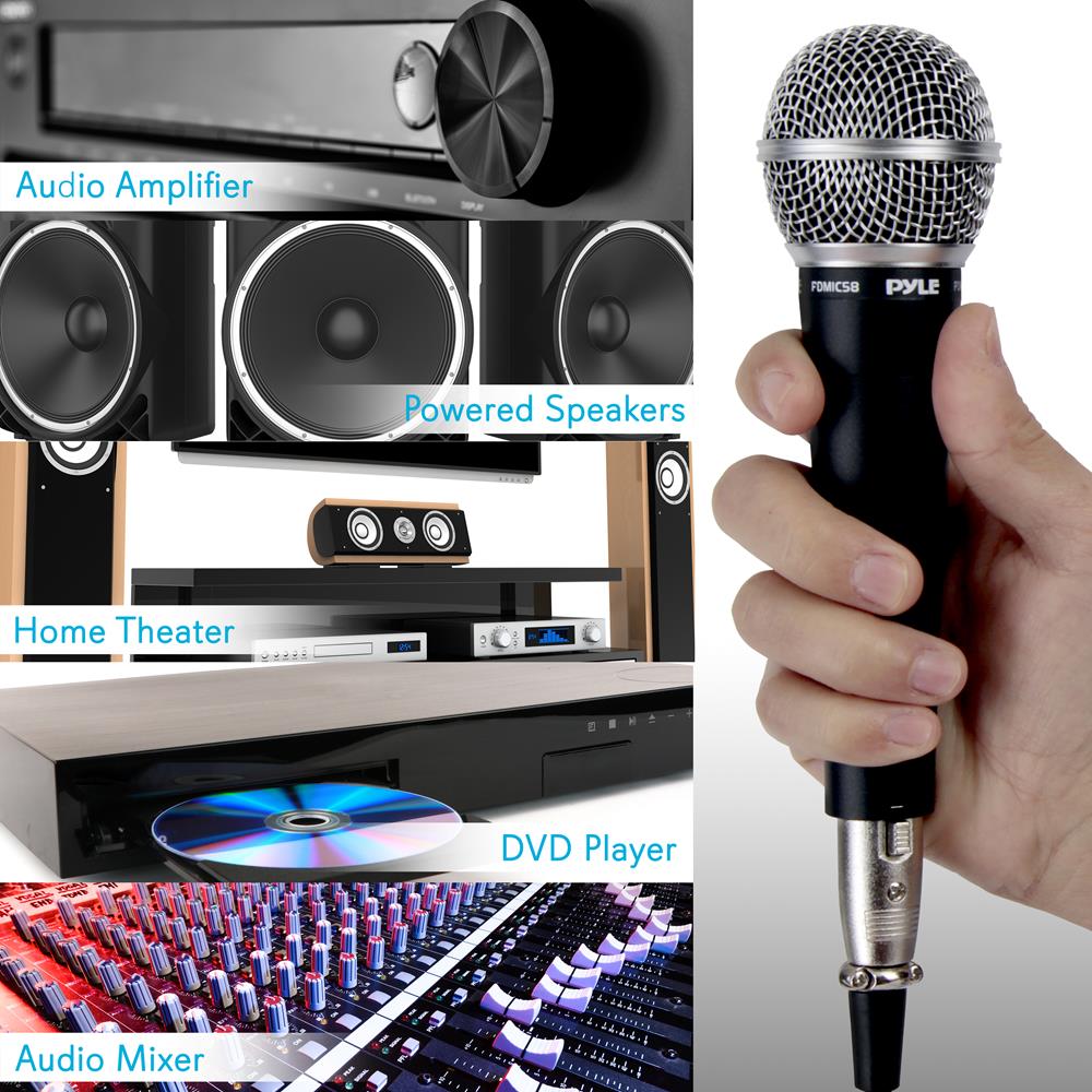 Professional Dynamic Handheld Microphone - Studio Quality Vocal Recording for Podcasting, Singing & Live Performances - Perfect for Content Creators, Musicians & Public Speakers