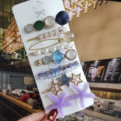 8 Pack YJ Metal Hair Clips for Women - Elegant Hair Pins & Hair Accessories Jewelry - Perfect for Weddings, Parties & Everyday Styling