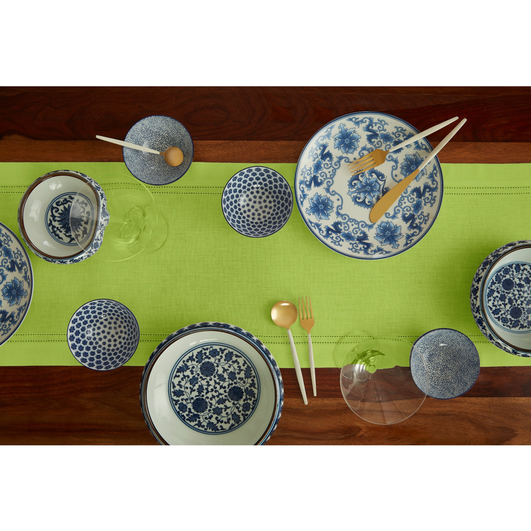 Premium Linen Double Hemstitch Table Runner - Elegant Dining Decor for Weddings, Parties & Home Decor