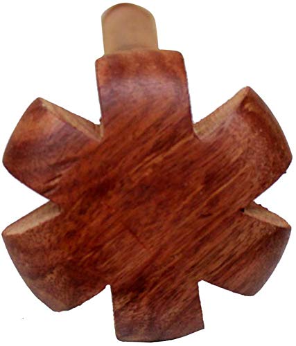 12 Inch Wooden Mathani Curd Beater - Traditional Indian Lassi Maker & Madhani Whisk for Homemade Yogurt, Smoothies & Desserts - Perfect for Kitchen & Indian Cooking
