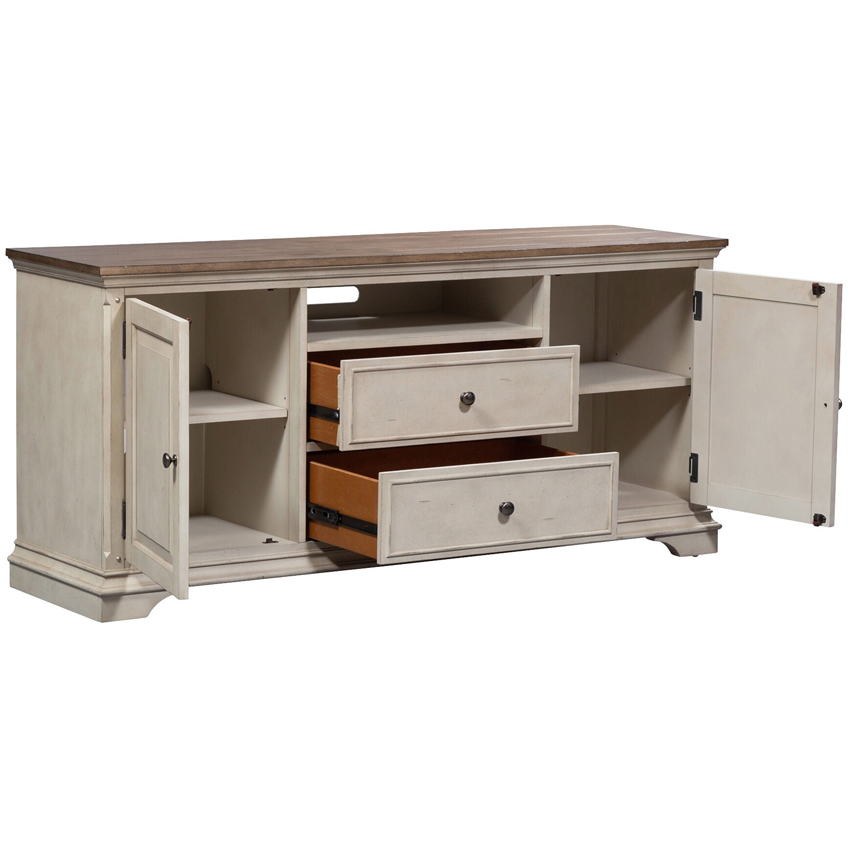 66 Inch Modern Farmhouse Console Table - Morgan Creek Rustic Entryway Sofa Table for Hallway, Living Room & Home Decor
