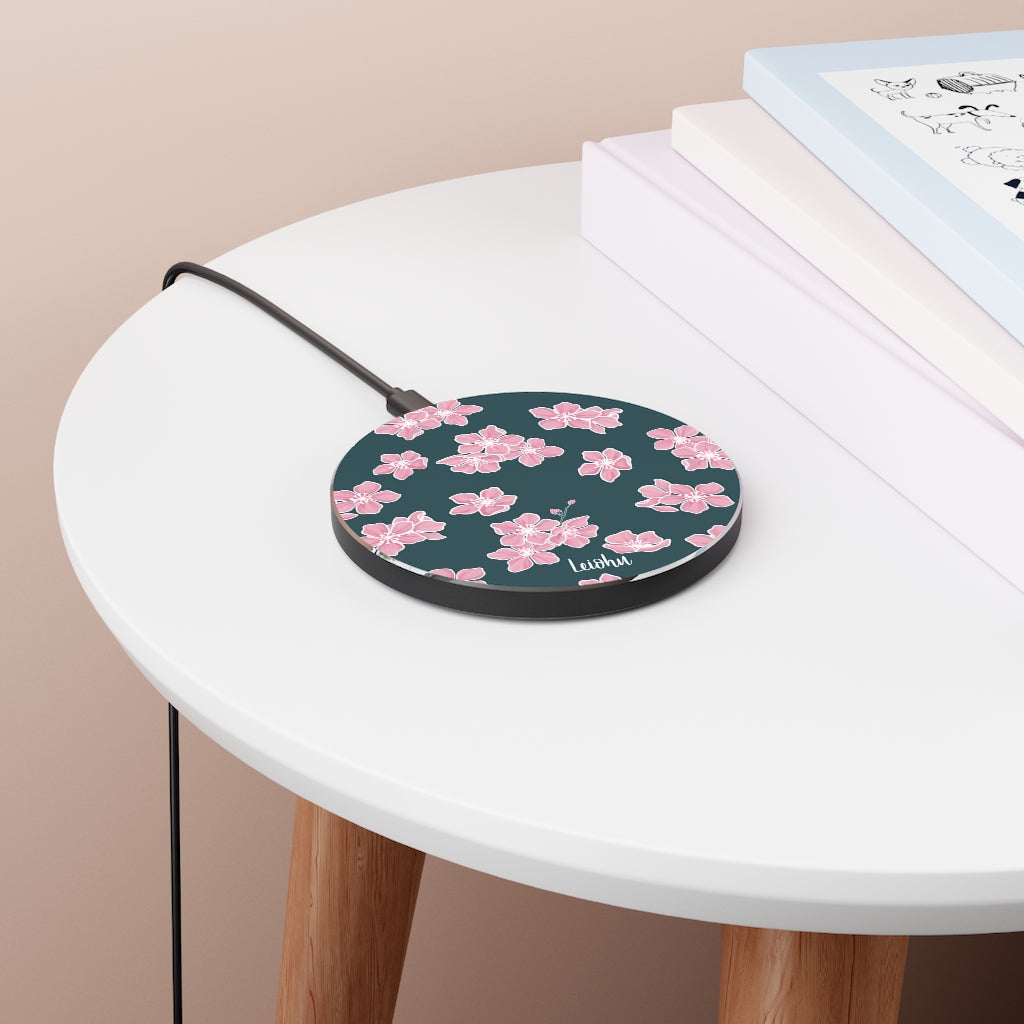 Waimea Fast Wireless Charger - Qi Certified 10W/7.5W/5W Compatible with iPhone 15/14/13/12/11/X/8, Samsung Galaxy S23/S22/S21/S20, AirPods Pro - Perfect for Home, Office & Car Charging