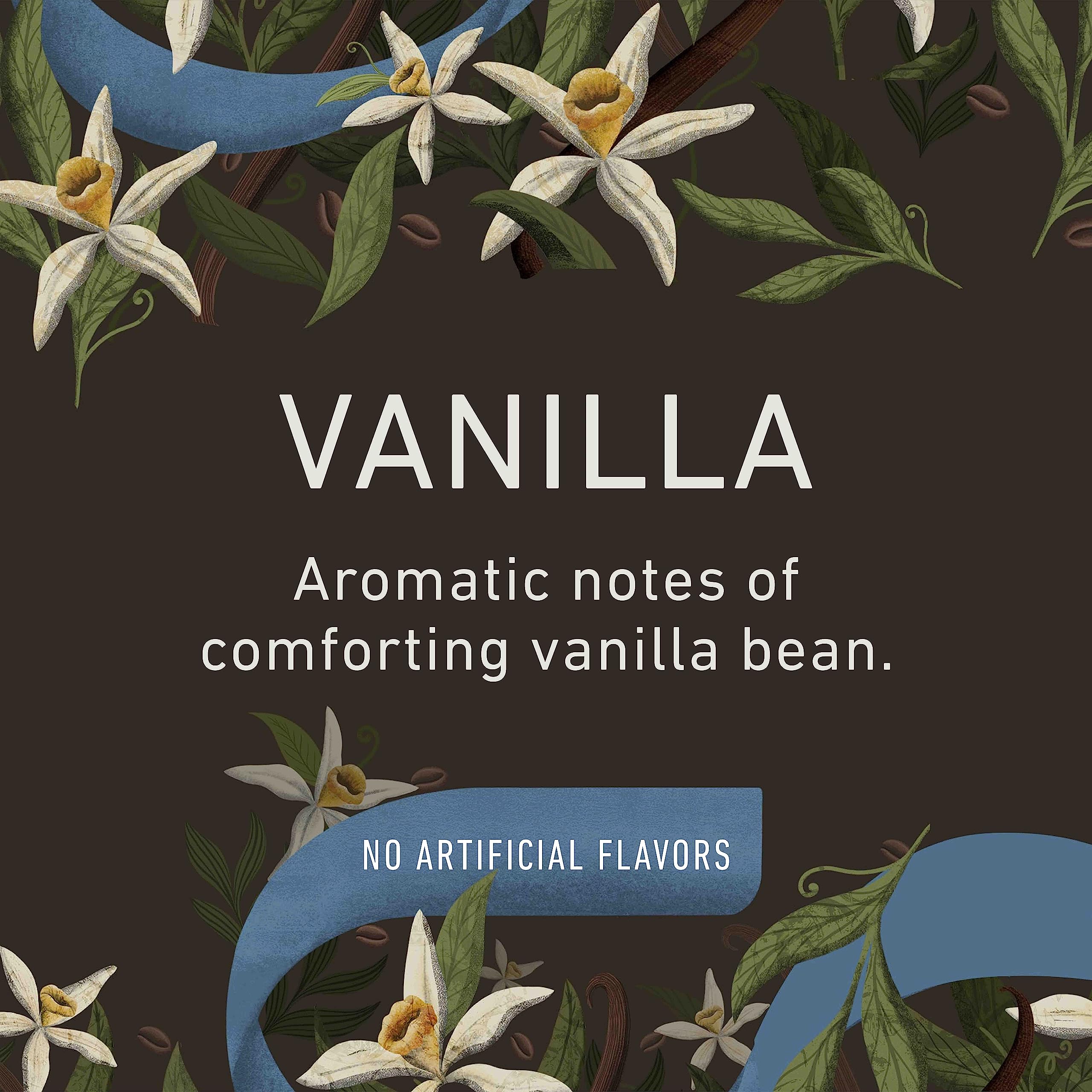 Peet's Coffee Vanilla Light Roast Ground Coffee - 30oz (3 x 10oz Bags) | Premium Arabica Beans for Home Brewing, Office & Camping Use