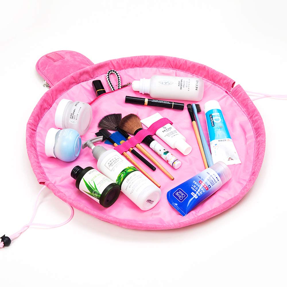 Waterproof Travel Cosmetic Bag - Large Capacity Makeup Organizer for Beauty Professionals, Portable Quick Pack for Travel, Gym & On-the-Go Use