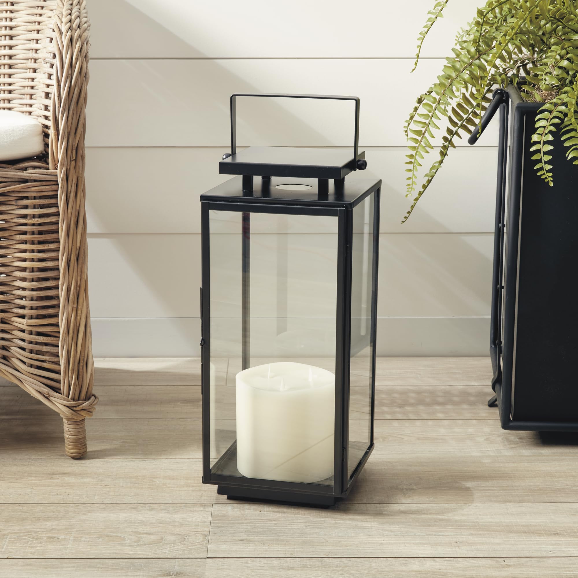 Napa Home & Garden Alden Small Black Outdoor Wall Lantern - Weatherproof Porch Light for Patio, Garden & Entryway Lighting