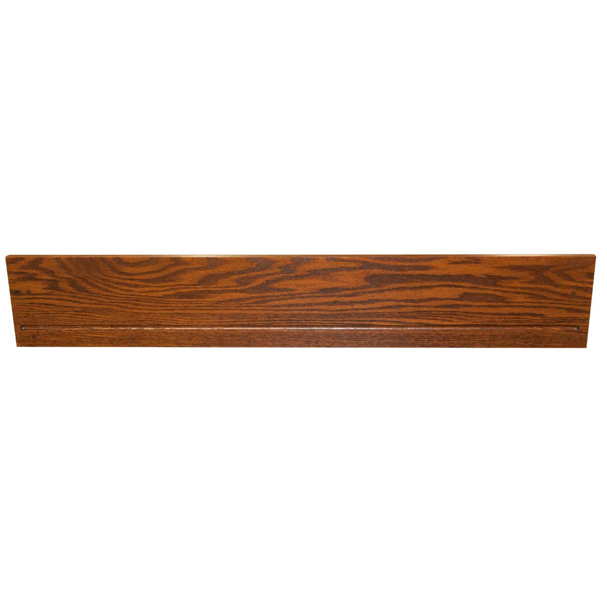 Amish Made Oak Wood Quilt Rack with Shelf - 60