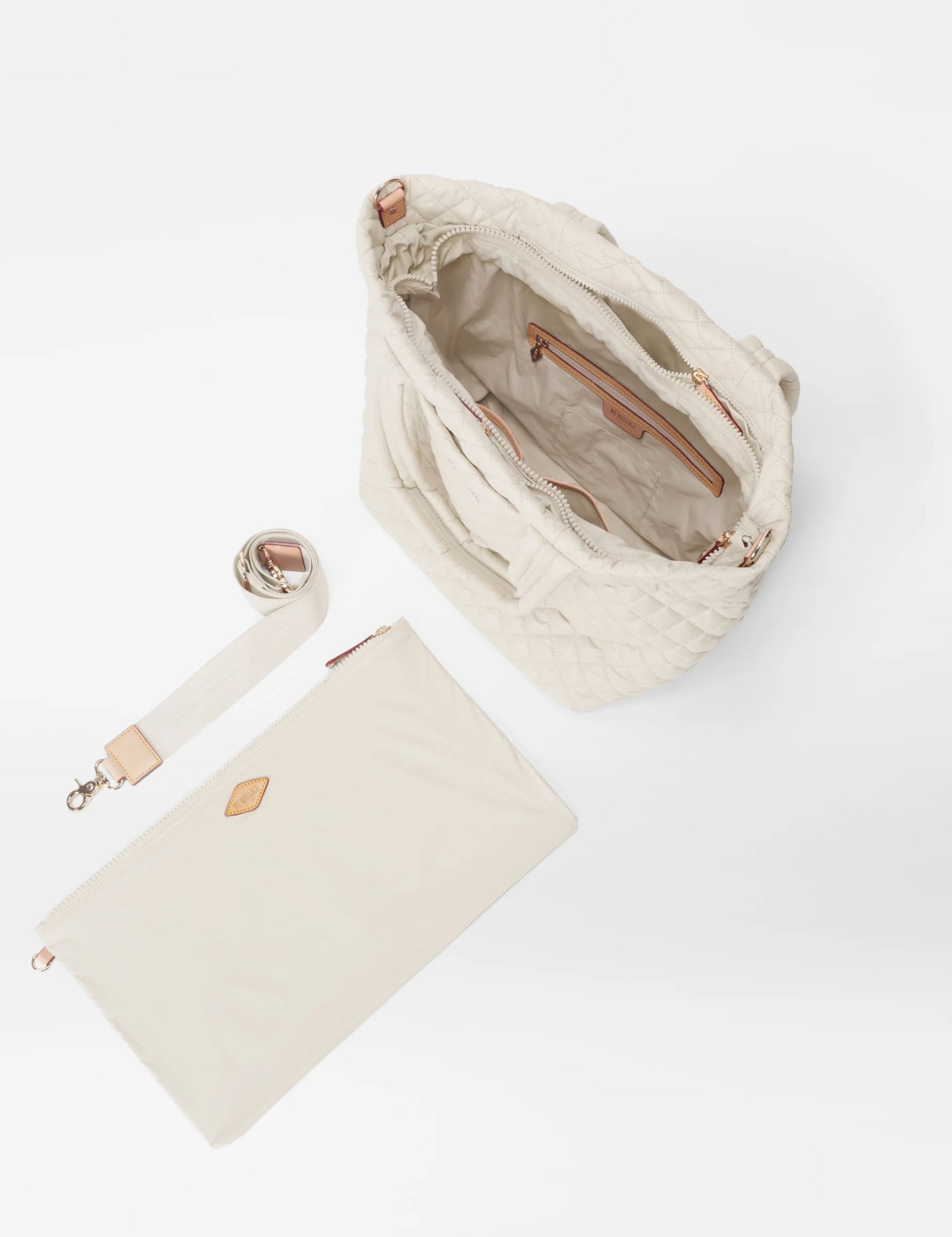 Medium Metro Tote Deluxe Sandshell - Stylish & Spacious Handbag for Women - Perfect for Work, Travel & Everyday Use