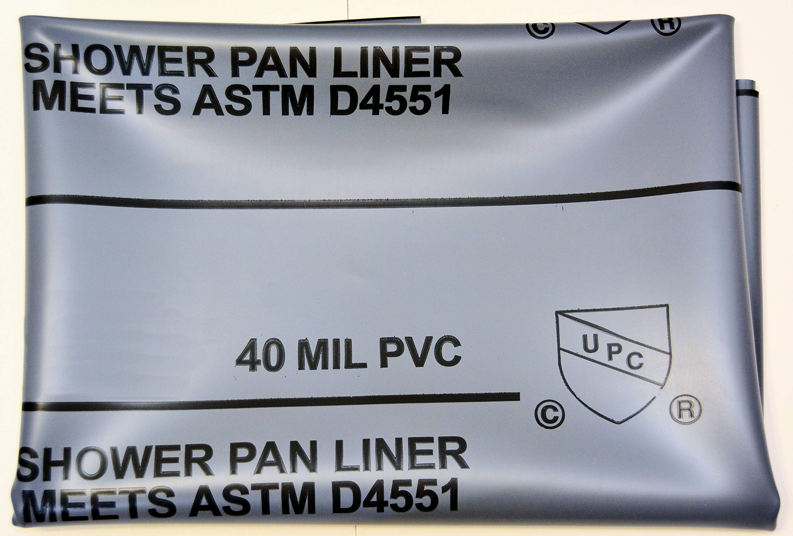 5x8 Shower Pan Liner Kit - Waterproof & Durable Bathroom Floor Protection for Showers, Baths & Wet Areas - Easy Installation & Mold Resistant