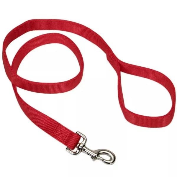 Premium Double Ply Nylon Dog Leash - Heavy Duty Reflective Pet Walking Lead for Medium to Large Dogs - Perfect for Outdoor Adventures, Night Walks & Training Sessions