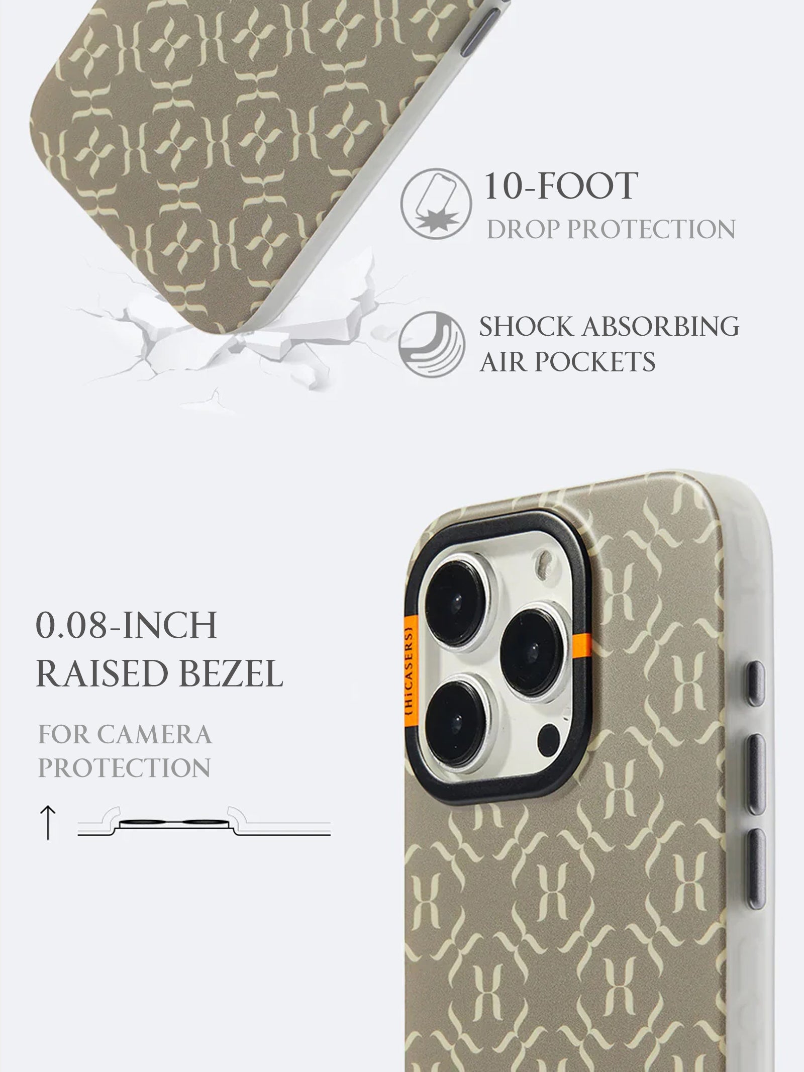 Champagne Gold Logo Phone Case - Premium Luxury Design for iPhone & Samsung | Perfect for Parties, Weddings & Special Events