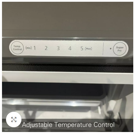 EF EFUF 1601GY SW Upright Freezer - 142L Net Capacity, Energy Efficient Standalone Deep Freezer for Home, Garage, or Restaurant Use