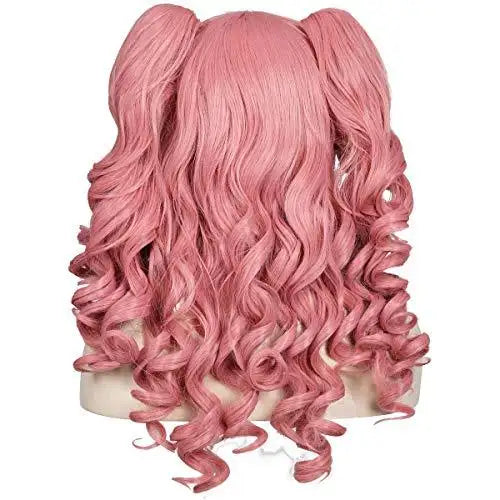 Stylish Anime Cosplay Wig with Cute Ponytails - Perfect for Halloween, Cosplay Events & Themed Parties
