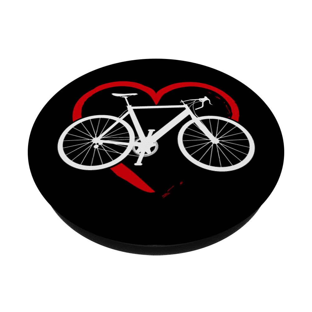 Bicycle Love Cyclist Gift PopSocket - Swappable PopGrip for Phones & Tablets, Perfect for Cycling Enthusiasts & Outdoor Adventures