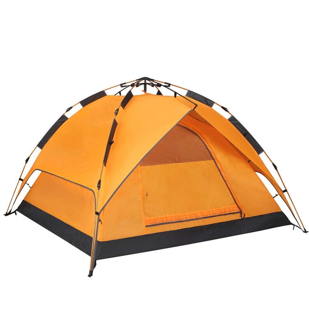 Instant Pop Up Waterproof Dome Tent for 3-4 People - Double Door Camping & Beach Tent for Backpacking, Fishing & Outdoor Adventures | Perfect for Family Camping, Beach Trips & Hiking